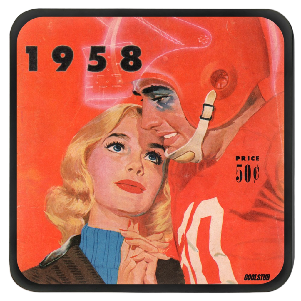 '58 Football Love Affair Coasters
