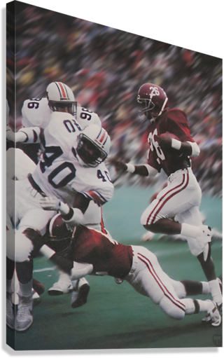 Alabama Football 1986 Iron Bowl Giclée Stretched Canvas Print