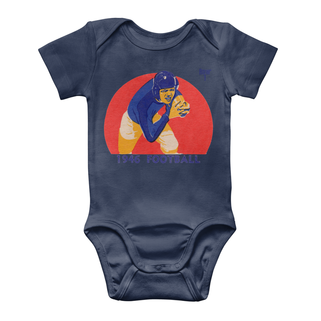 1946 Football Row 1 Classic Baby Onesie Bodysuit