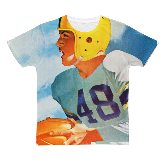1948 Football Row 1 Classic Sublimation Adult T-Shirt