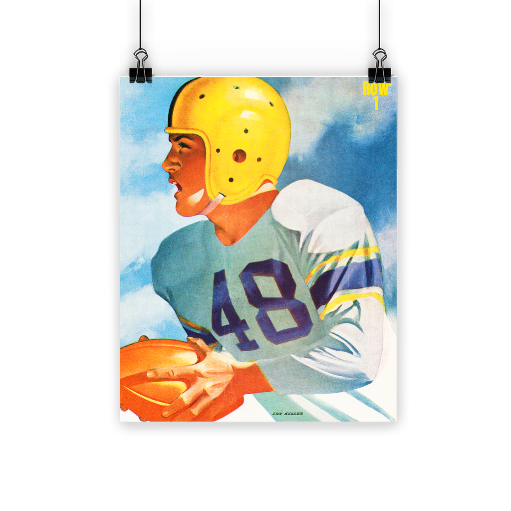 1948 Football Row 1 Classic Poster