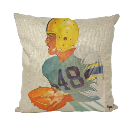 1948 Football Row 1 Throw Pillow with Insert