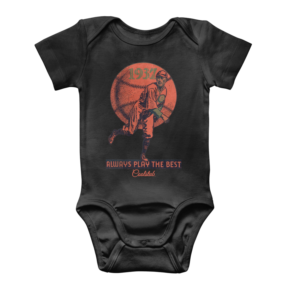 Coolstub™ 1937 Always Play The Best Vintage Classic Baby Onesie Bodysuit