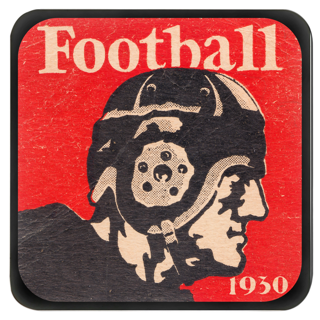 1930 Vintage Football Drink Coasters