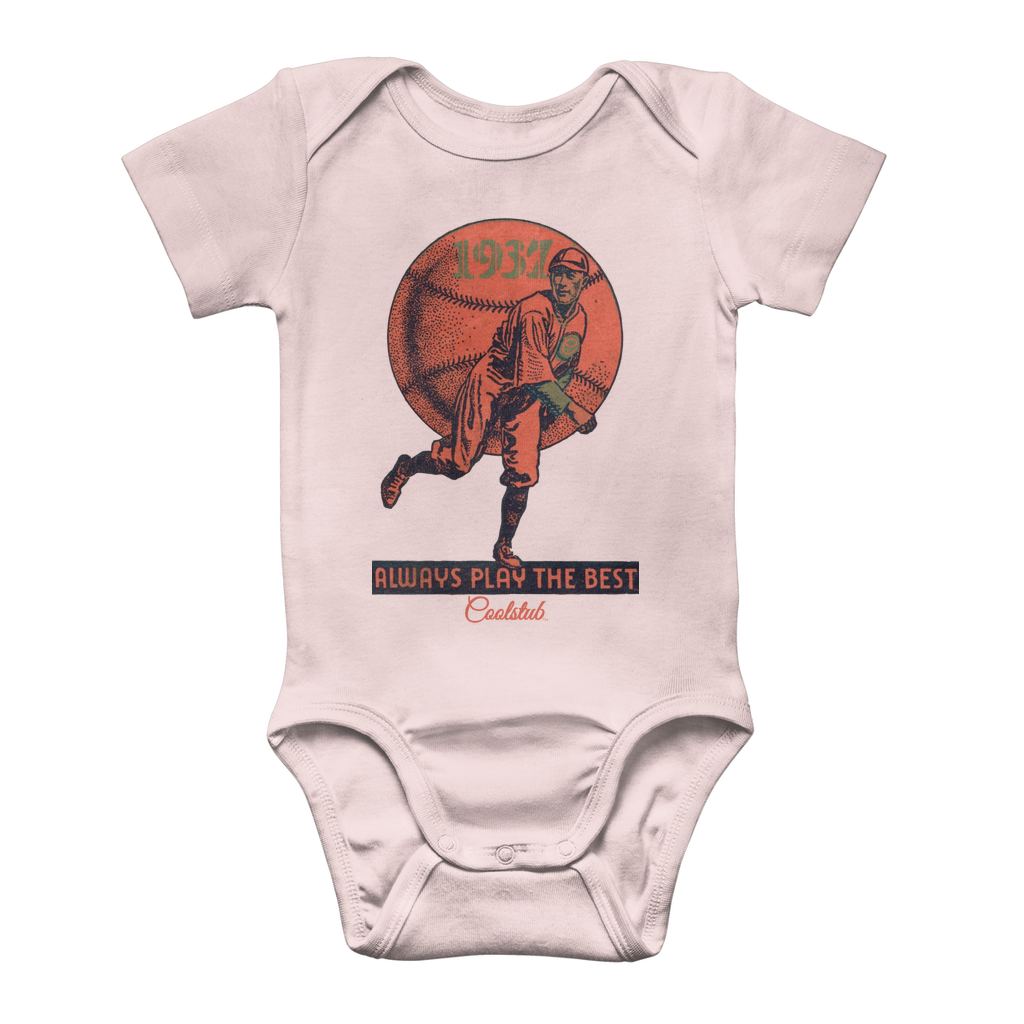 Coolstub™ 1937 Always Play The Best Vintage Classic Baby Onesie Bodysuit