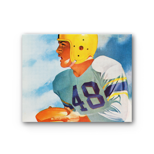 1948 Football Row 1 Premium Stretched Canvas