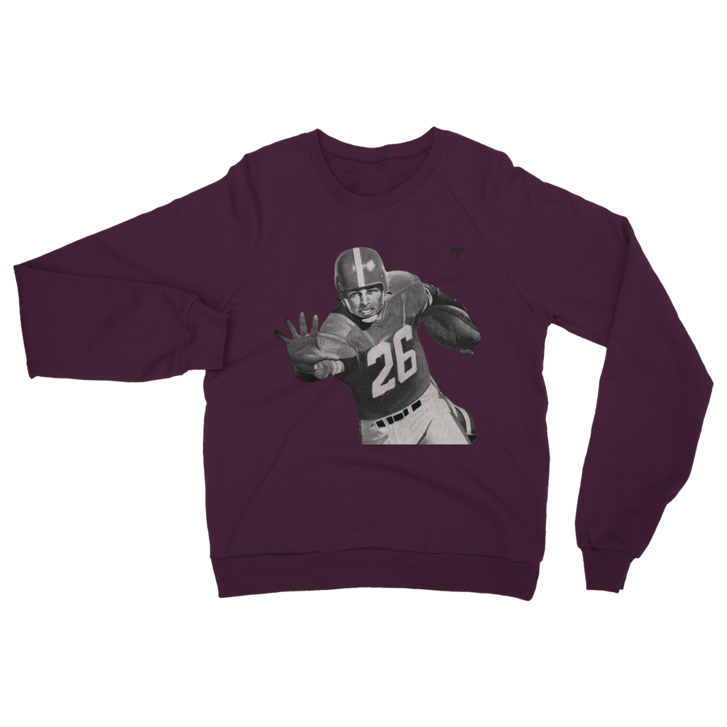 Row 1 Vintage Football Player Jersey #26 Classic Adult Sweatshirt