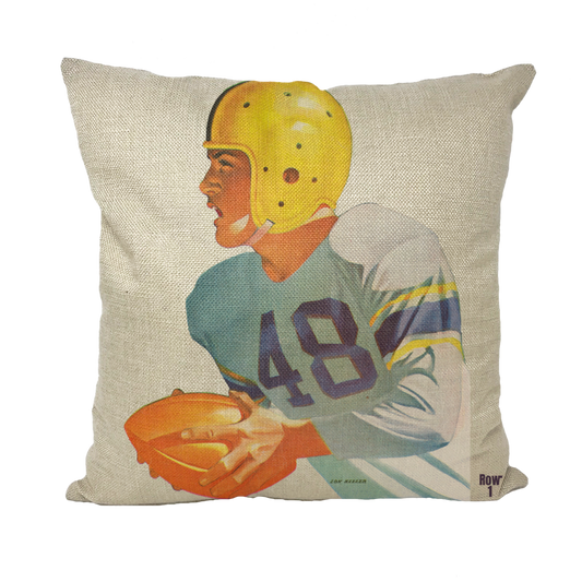 1948 Football Row 1 Throw Pillow with Insert