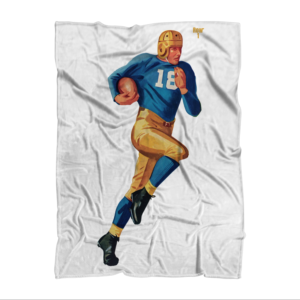 1942 Football Row 1 Premium Sublimation Adult Blanket