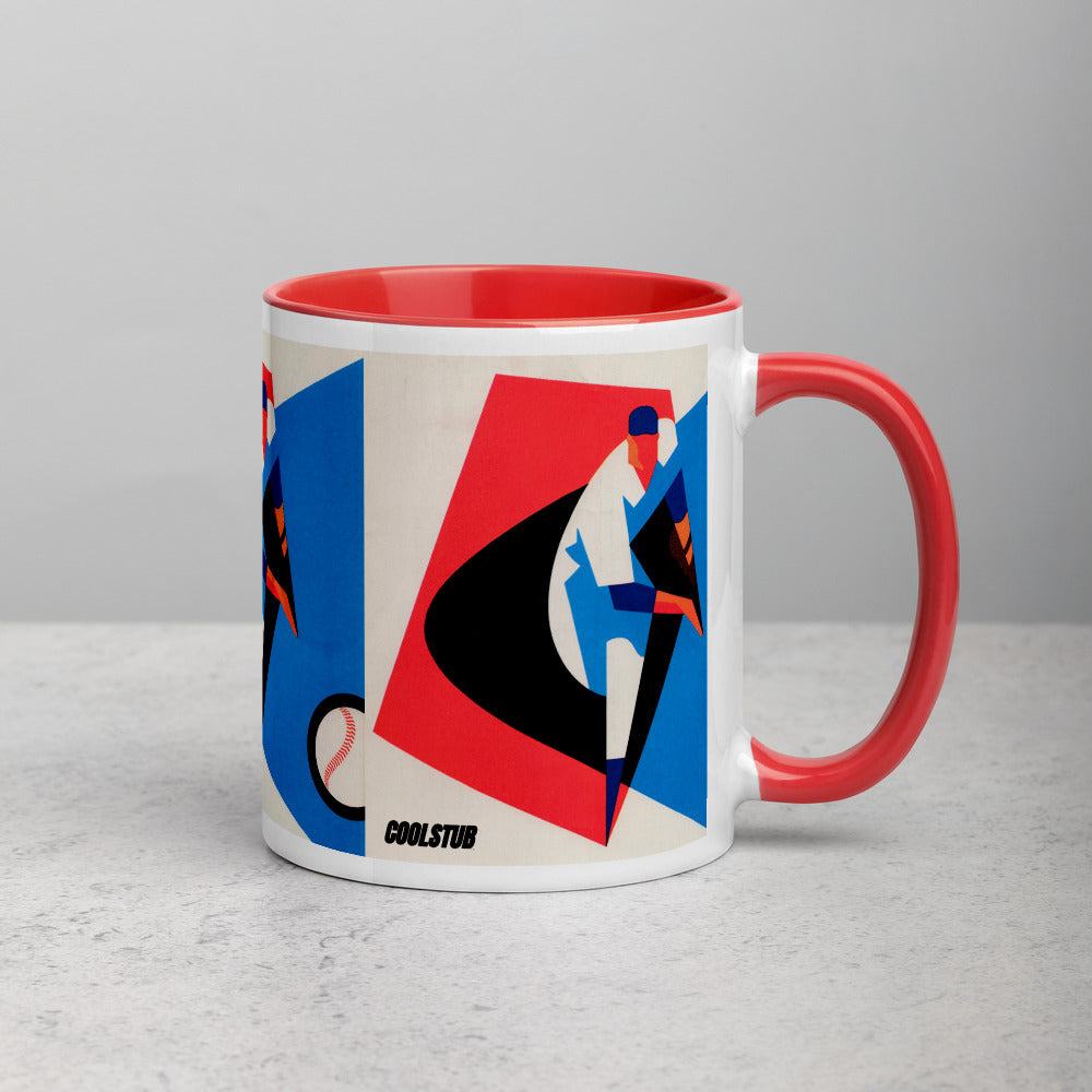 1965 Baseball Mug with Color Inside