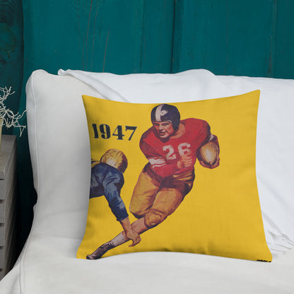 '47 Football Flash Football Art Premium Pillow
