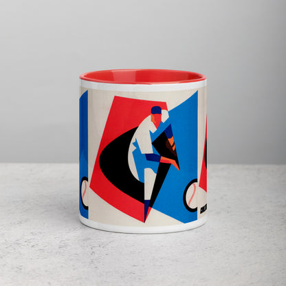 1965 Baseball Mug with Color Inside