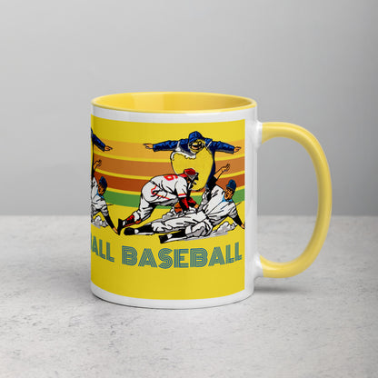 '81 Retro Baseball Mug with Color Inside