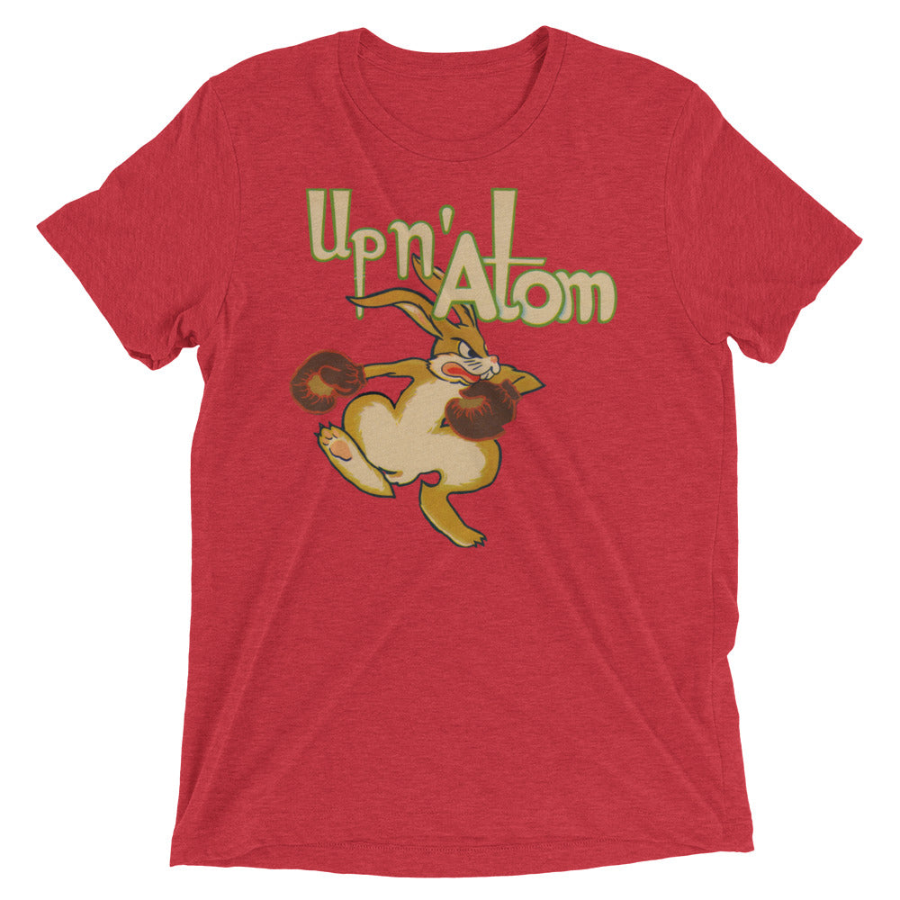 "Up N' Atom" 1940's Boxing Rabbit short sleeve t-shirt by Coolstub™