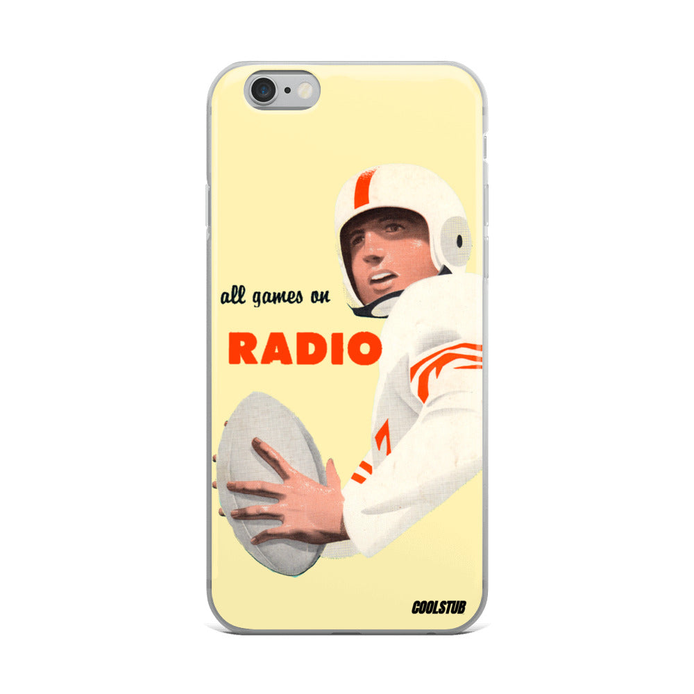 All Games on Radio iPhone Case (1955)