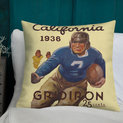 California Gridiron Premium Pillow (1936)