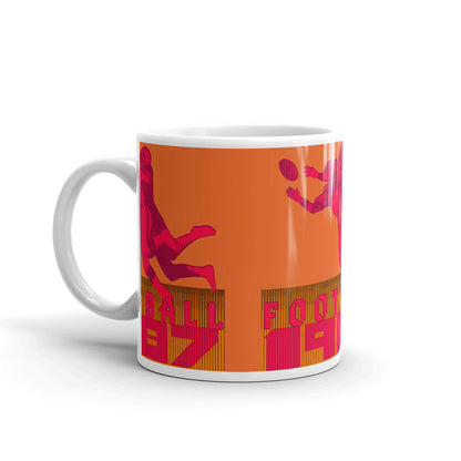 '87 Retro Football Mug (Orange)