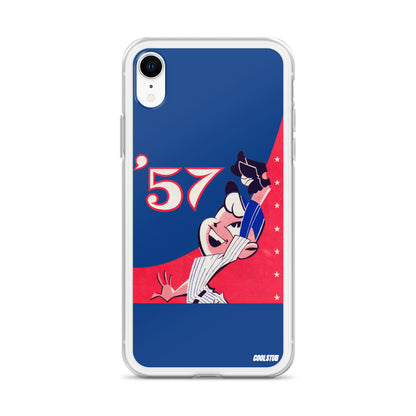 '57 Baseball Grab iPhone Case