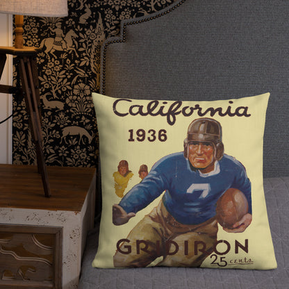 California Gridiron Premium Pillow (1936)