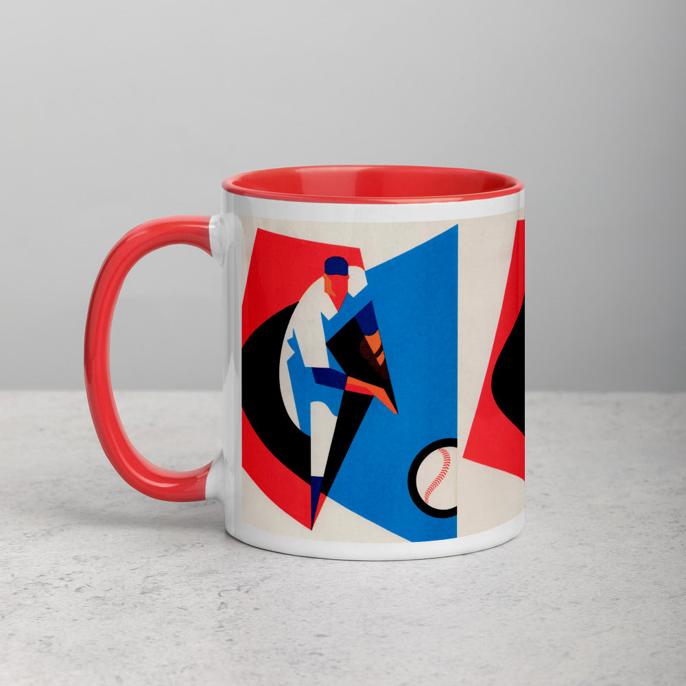 1965 Baseball Mug with Color Inside