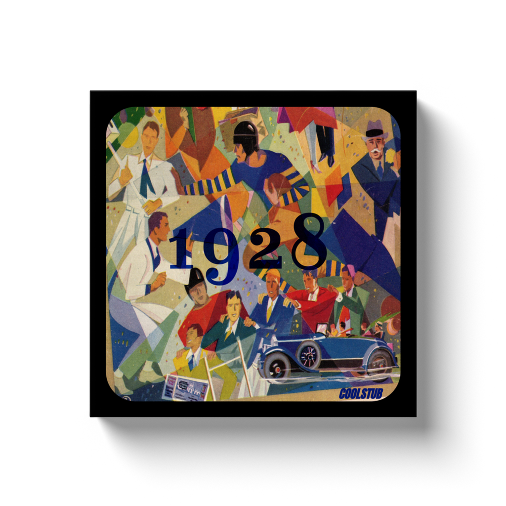 1928 Football Gameday Canvas Wrap