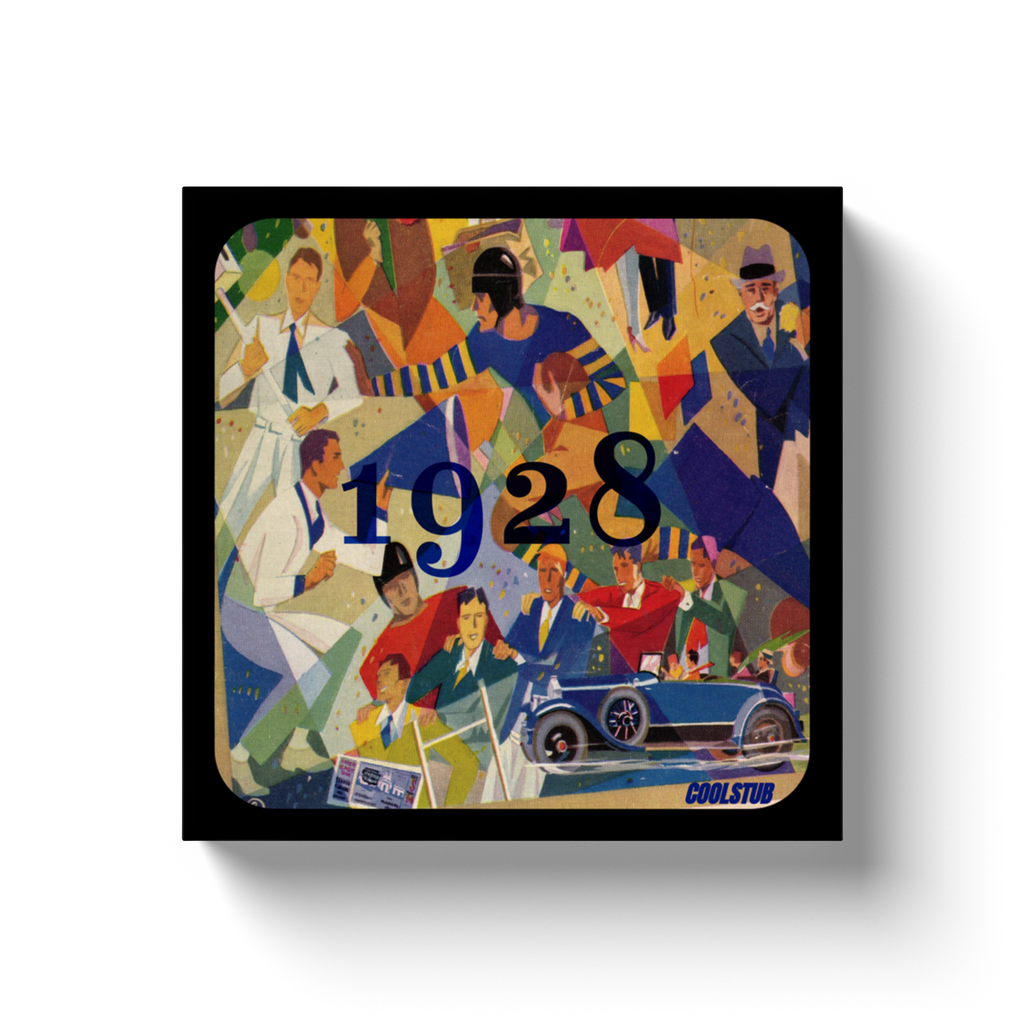 1928 Football Gameday Canvas Wrap