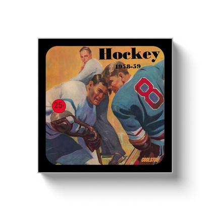 1959 Hockey Art Canvas Wrap