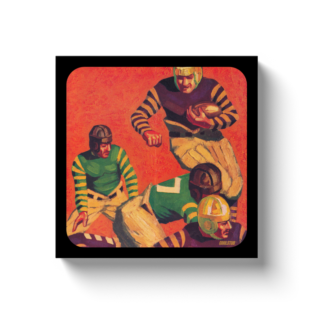 '34 Football Action Canvas Wrap