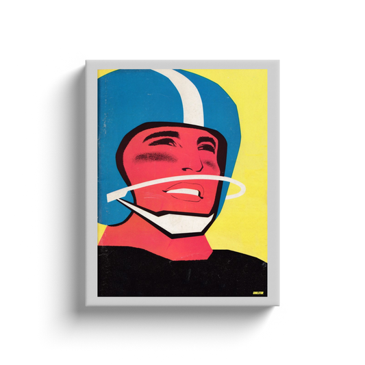 Face of a Champion Canvas Wrap (1959)