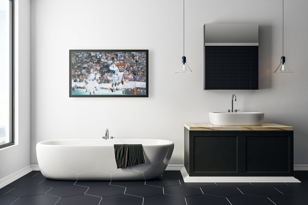 Row One Brand Vintage Penn State vs. Alabama Football Art