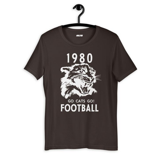 Go Cats Go Retro T-Shirt (1980)